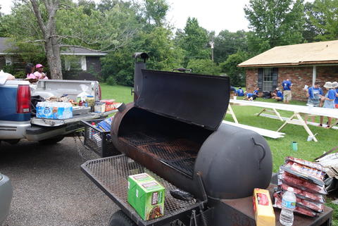 Trailer barbecue